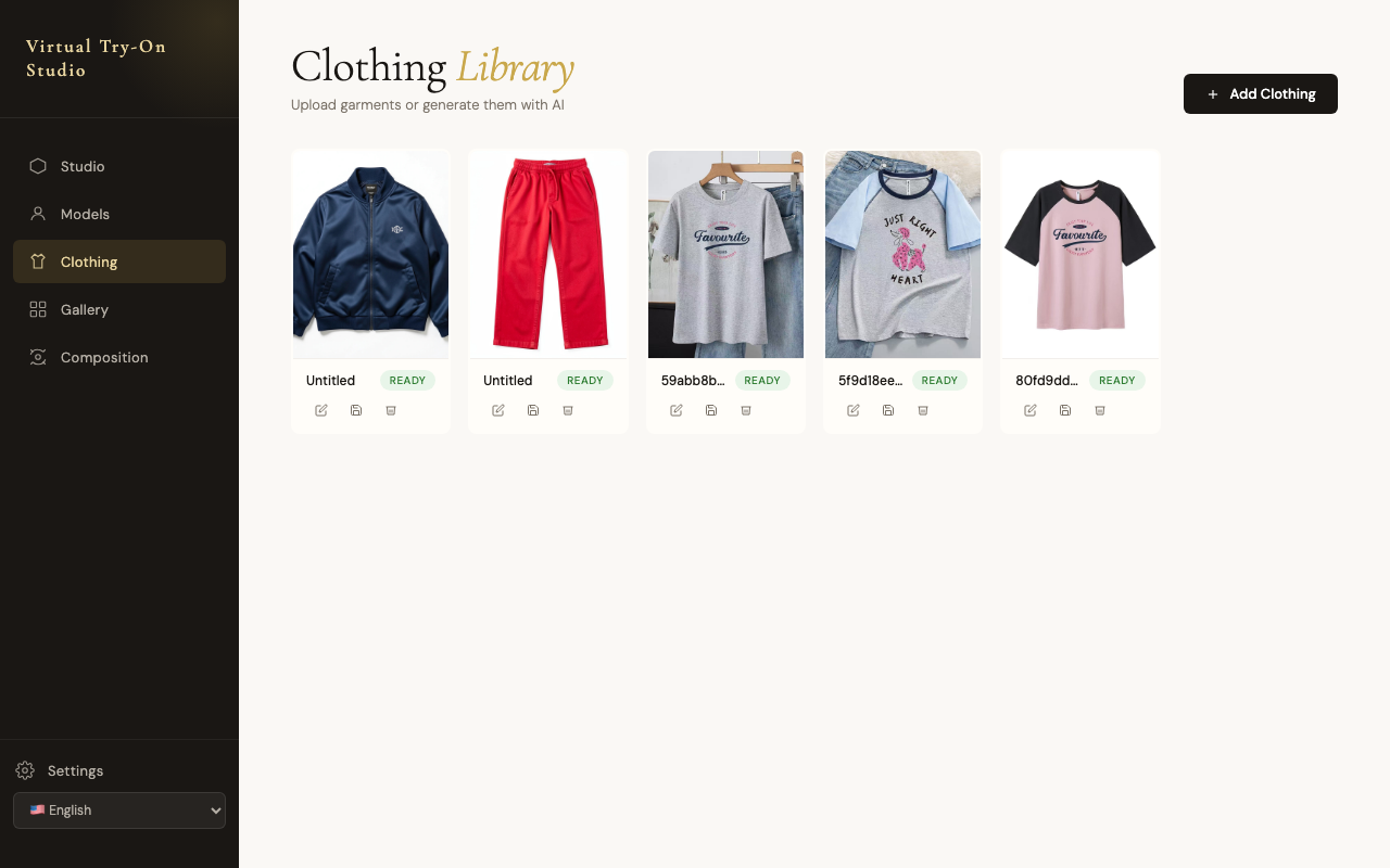 Clothing Library
